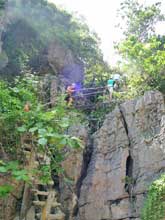 Ang Thong short climb up the hill at Talay Nai 