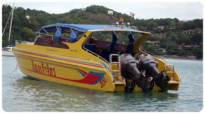 Twin Engine Speedboat 